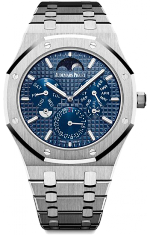 Review Audemars Piguet Royal Oak Replica Perpetual calendar Ultra-Thin 26586PT.OO.1240PT.0 watch - Click Image to Close